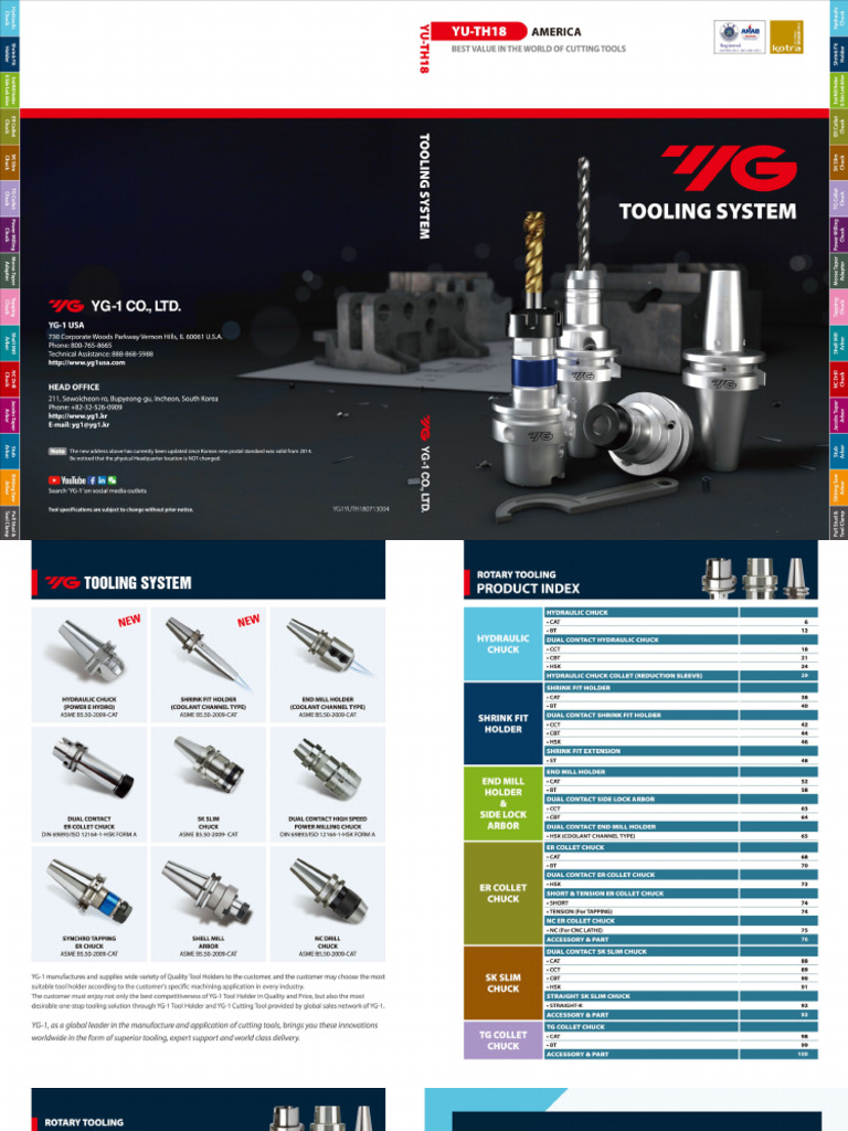 YG-1 Hydraulic Chuck Overview | PDF | Industrial Processes | Rotating ...