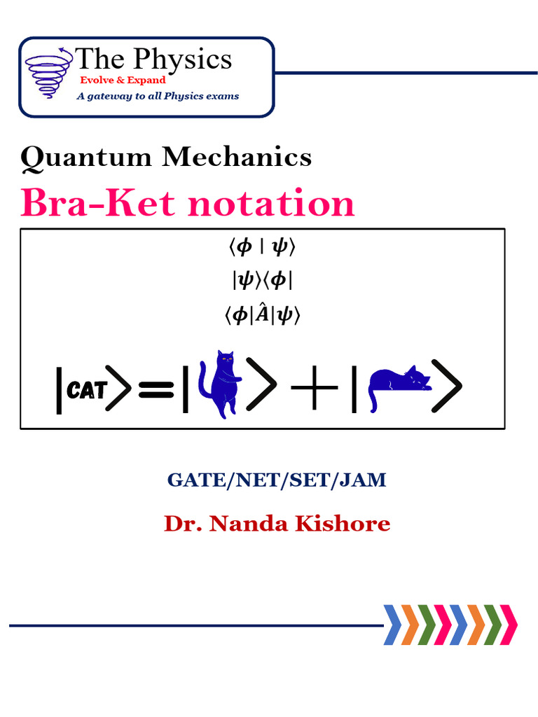 Understanding Bra-Ket Notation in QM | PDF | Operator Theory | Linear ...