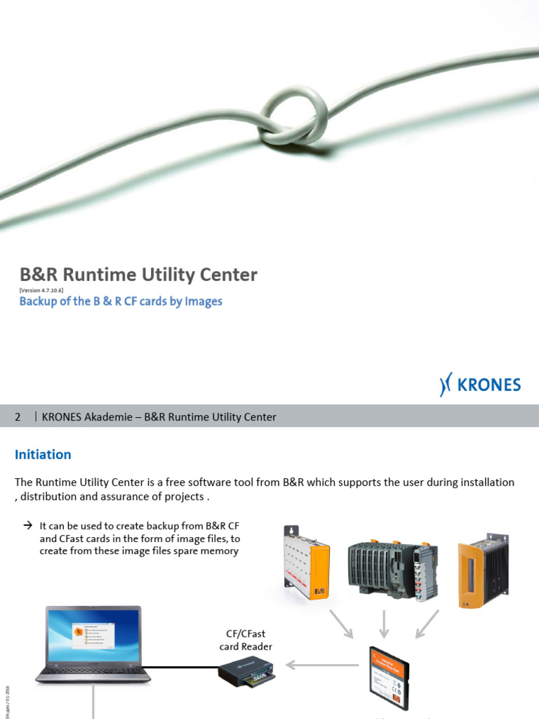 B&R Runtime Utility Center Overview | PDF | Computer File | Operating ...