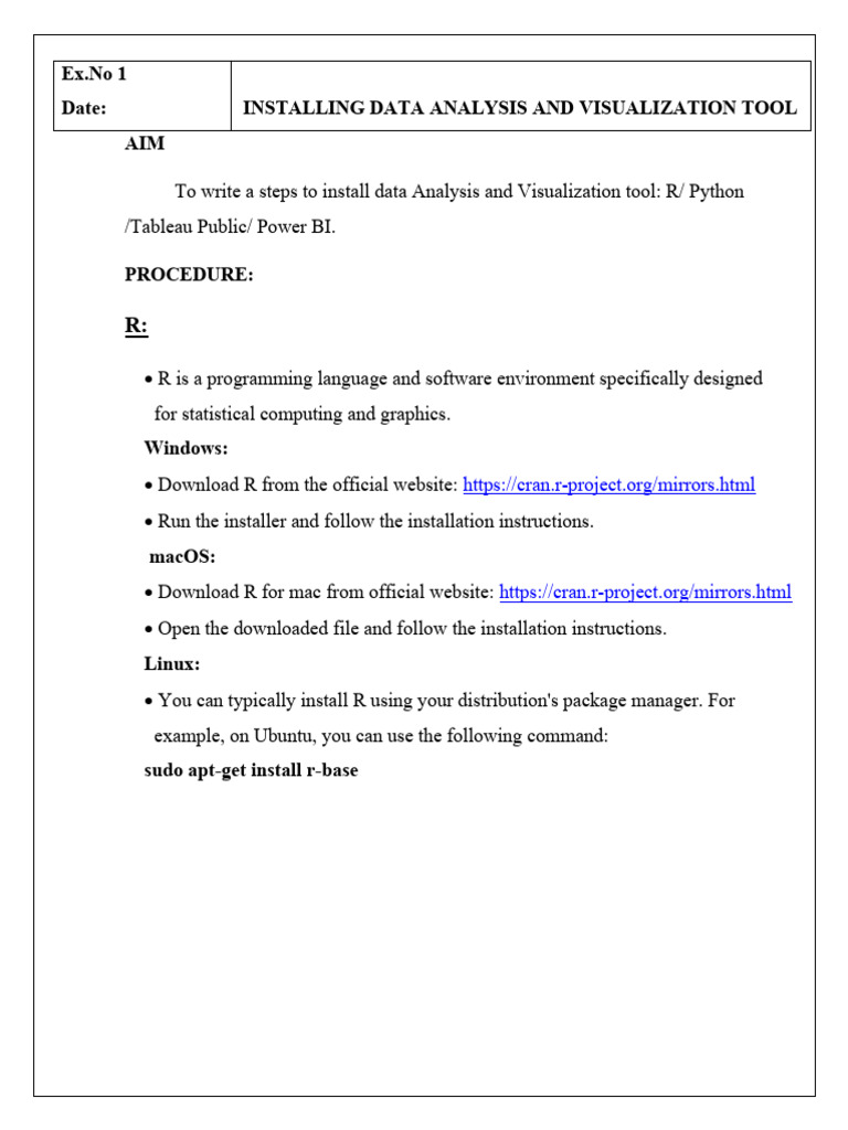 Install Data Analysis Tools Guide | PDF | Python (Programming Language ...