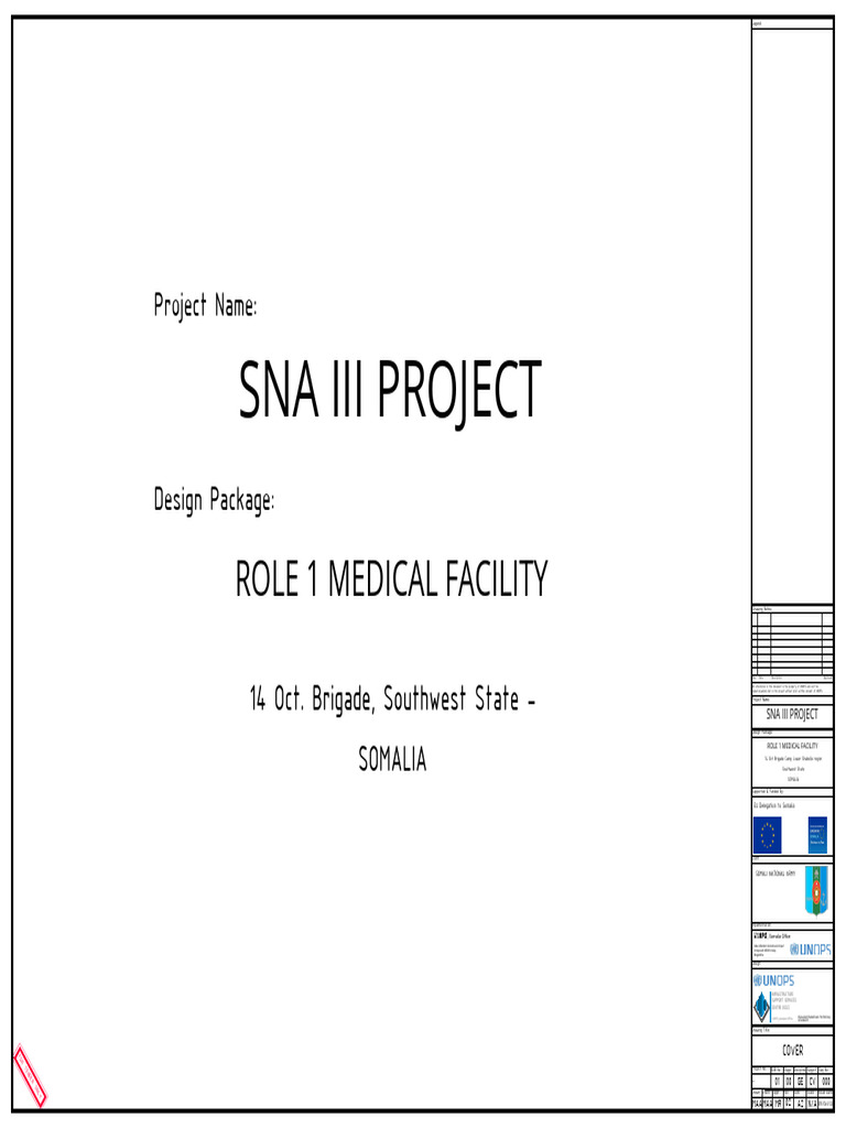 SNA III Project: Role 1 Medical Facility | PDF | Somalia | Mogadishu