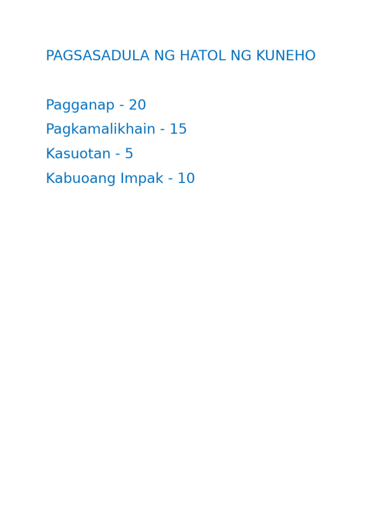 Pagsasadula NG Hatol NG Kuneho | PDF