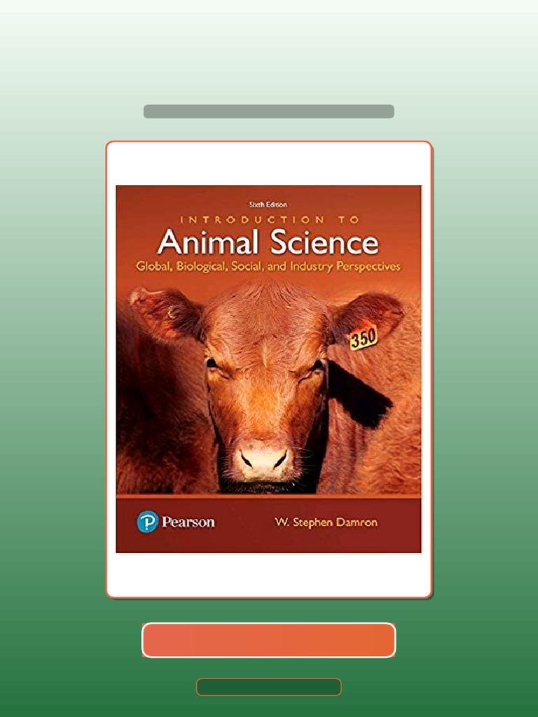 Ultimate Bundle Introduction To Animal Science Global Biological Social ...
