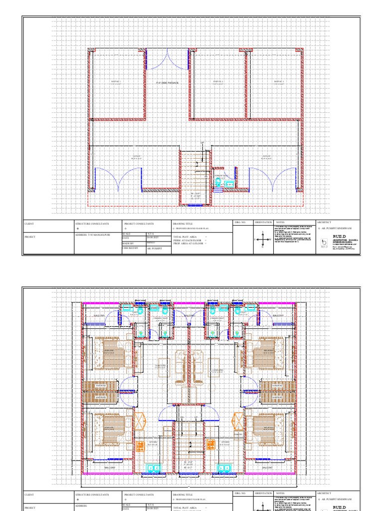 Proposed Ground and First Floor Plans | PDF