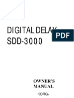 Korg SDD3000 Manual