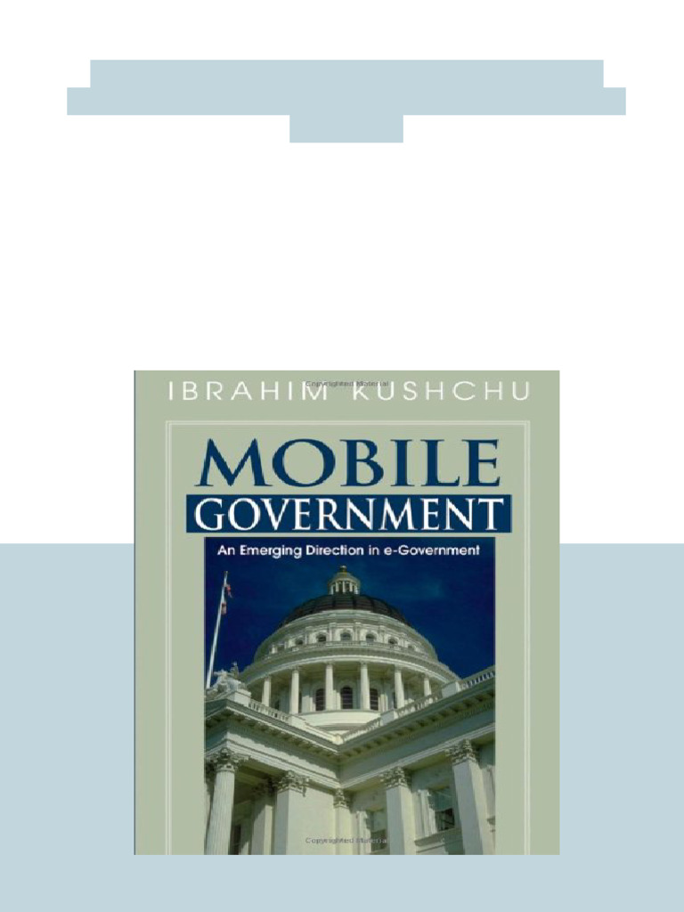 Mobile Government An Emerging Direction in E Government 1st Edition ...