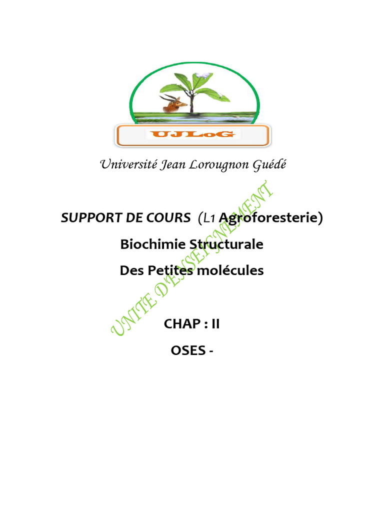 OSES : Définition et Classification | PDF | Glucide | Glucose