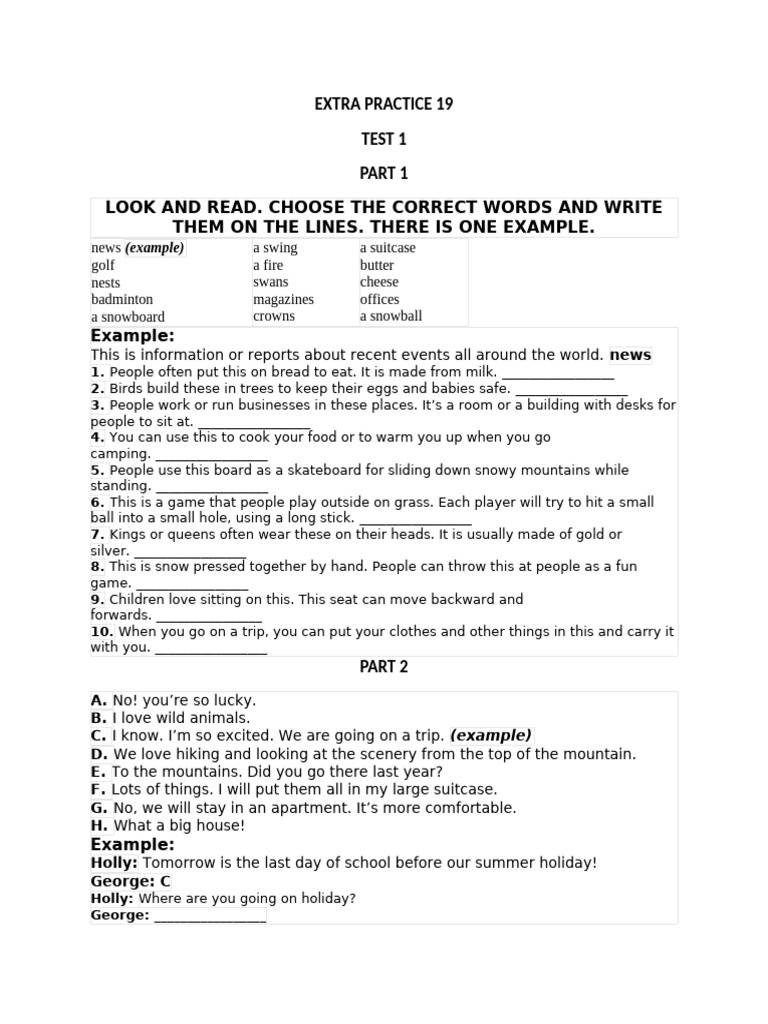 Extra Practice 19 (Challenge 51, 52) | PDF | Libraries