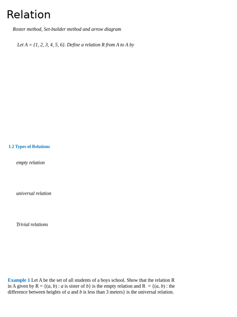 Understanding Relations and Functions | PDF | Function (Mathematics ...