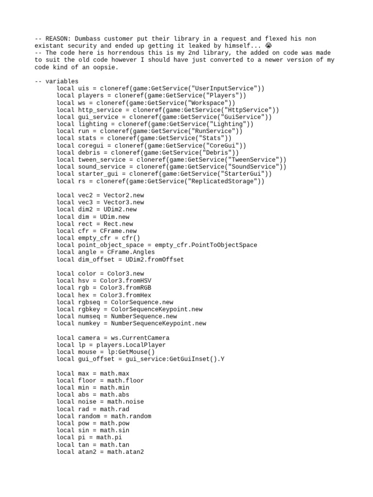 Lua Library Code for GUI Management | PDF | Psychophysics | Image ...