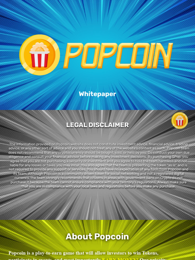 Popcoin Game: Earn Tokens & Rewards | PDF
