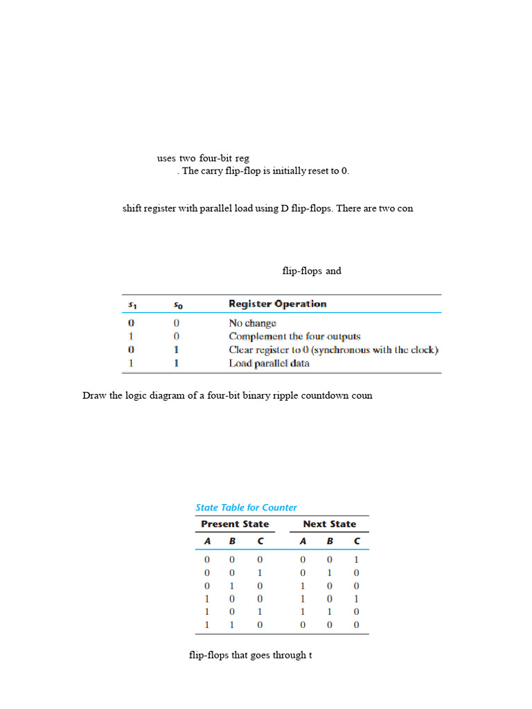 Logic Design: Serial Adders & Counters | PDF