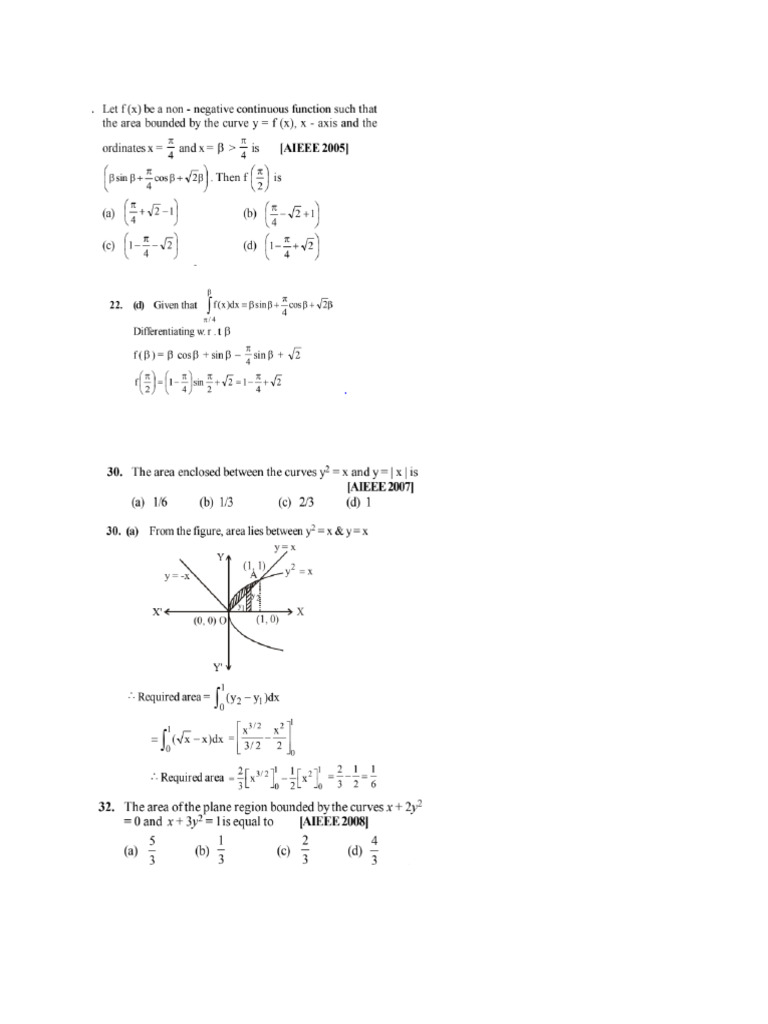 Area of Integration | PDF