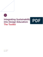 Integrating Sustainability Into Design Education: The Toolkit