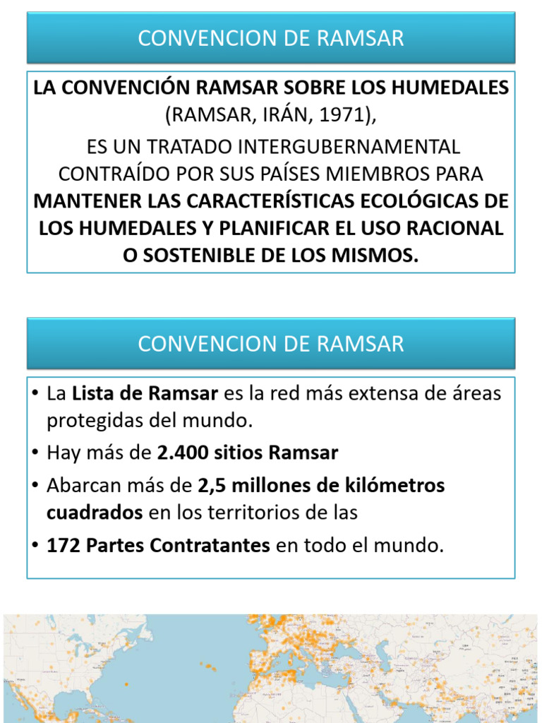 Convencion de Ramsar | PDF | Humedal | Pantano