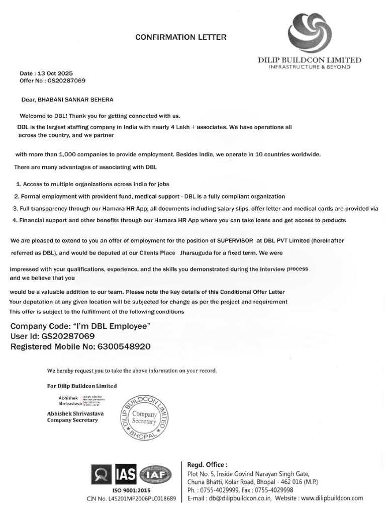 Letter | PDF
