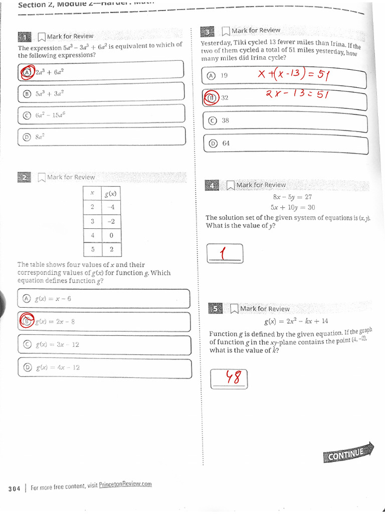 Test3 Math Hard | PDF