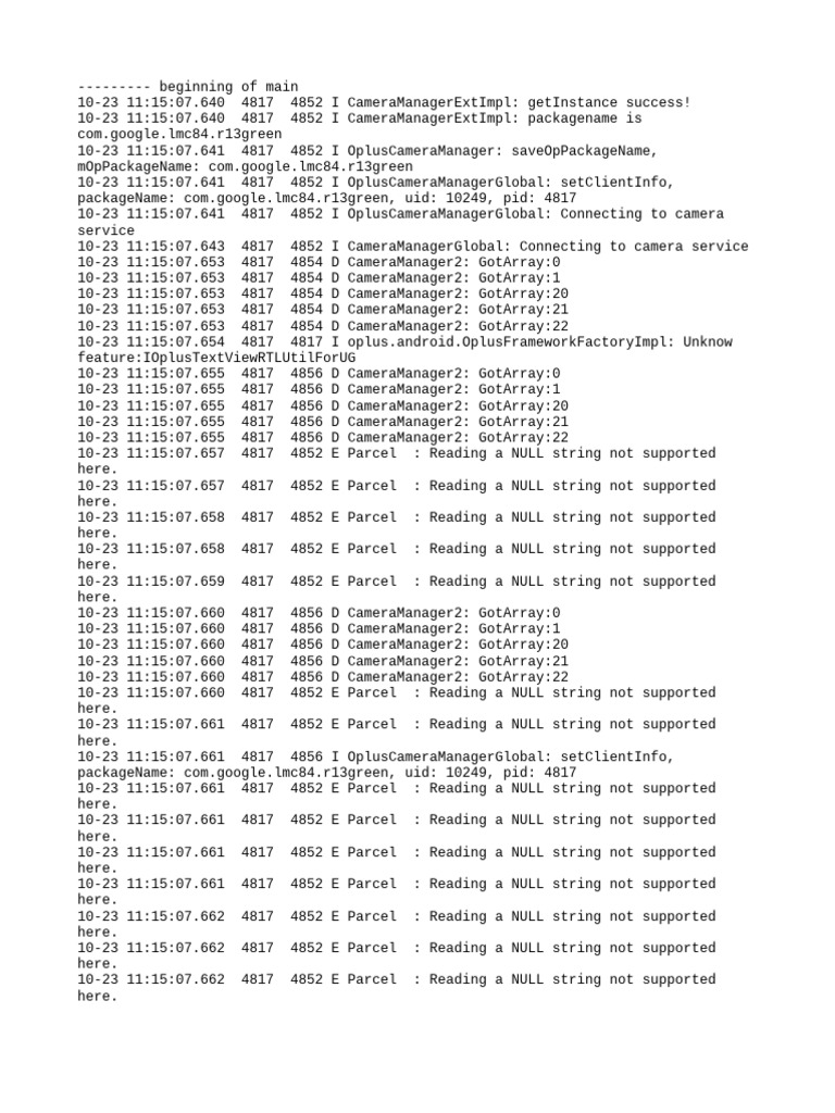 Log Cat 1761207307599 | PDF | Computer Engineering | Software