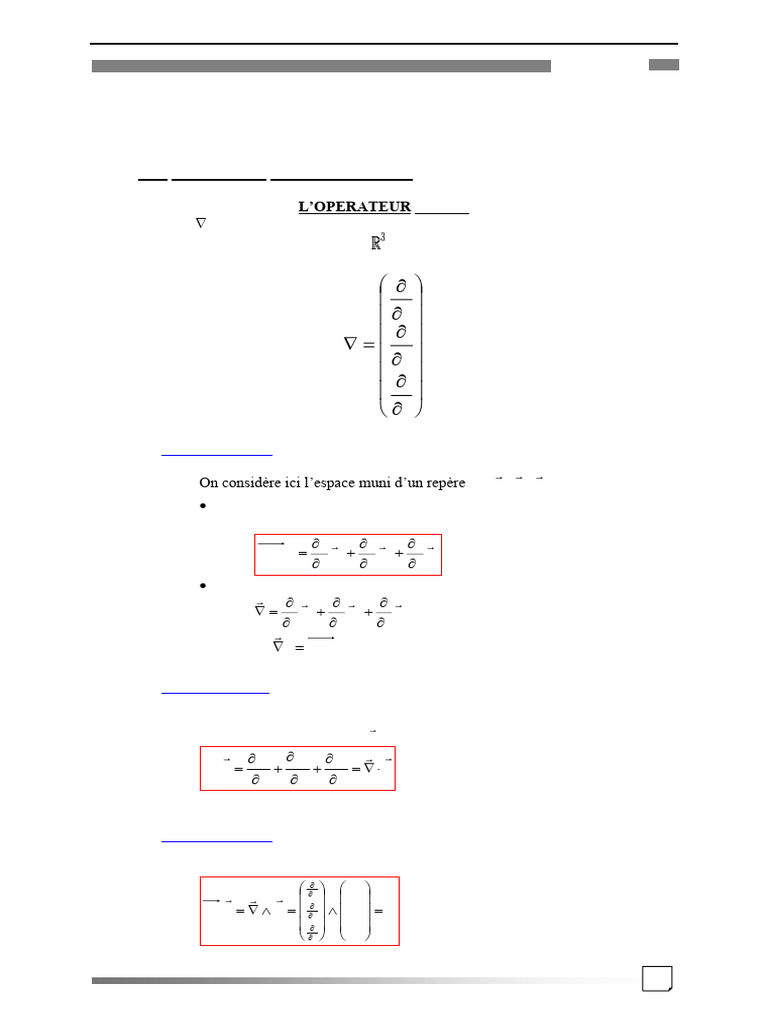 Outils mathématiques en physique 1 | PDF | Coordonnées cartésiennes ...