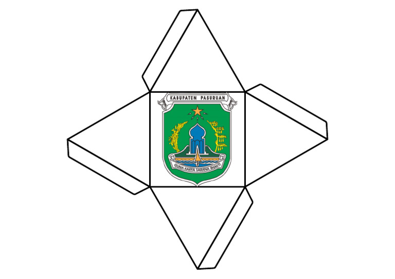 Salinan Dari Geometry Square Based Pyramid Template | PDF
