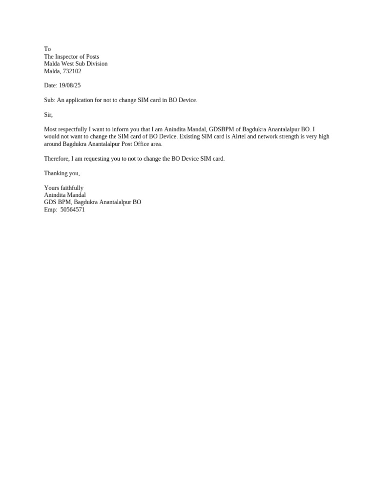 B .A Tola Bo Application | PDF