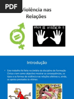 violencia nas relaçoes - powerpoint