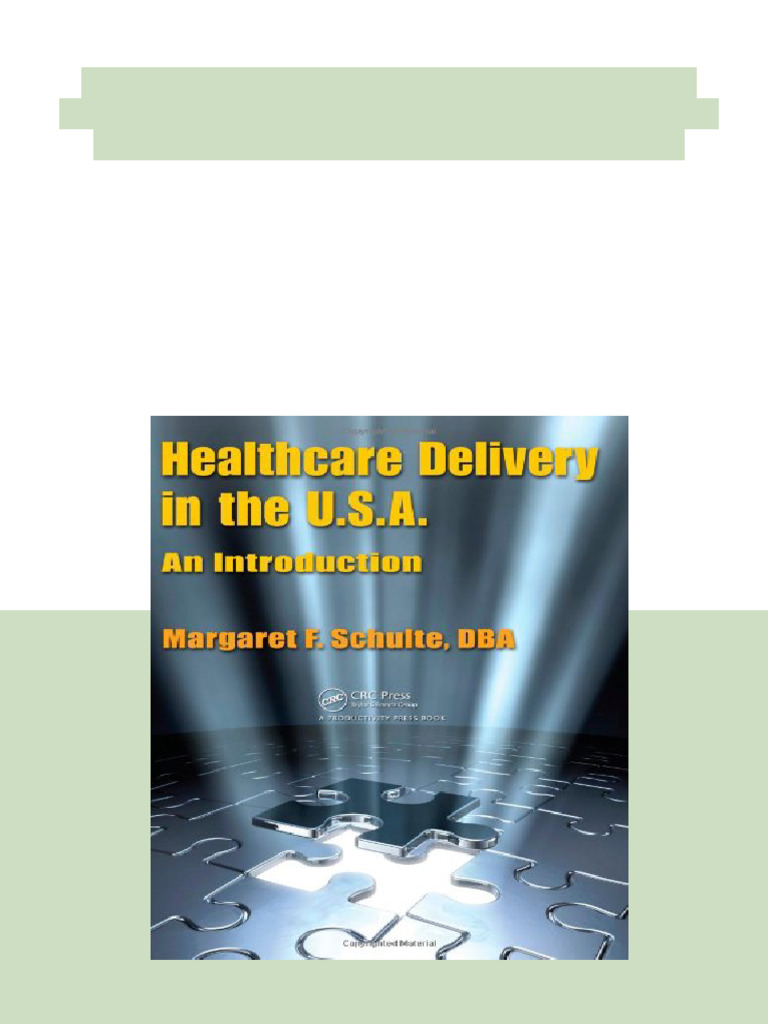 Healthcare Delivery in The U S A An Introduction To Hospitals Health ...