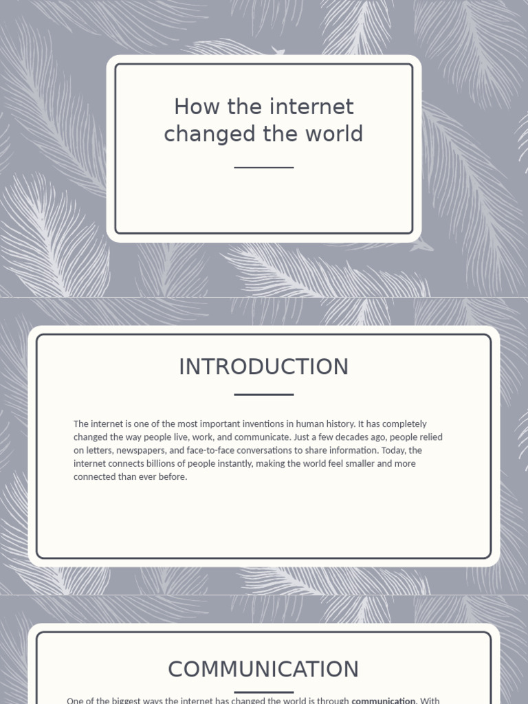 How The Changed The World PDF Social Media