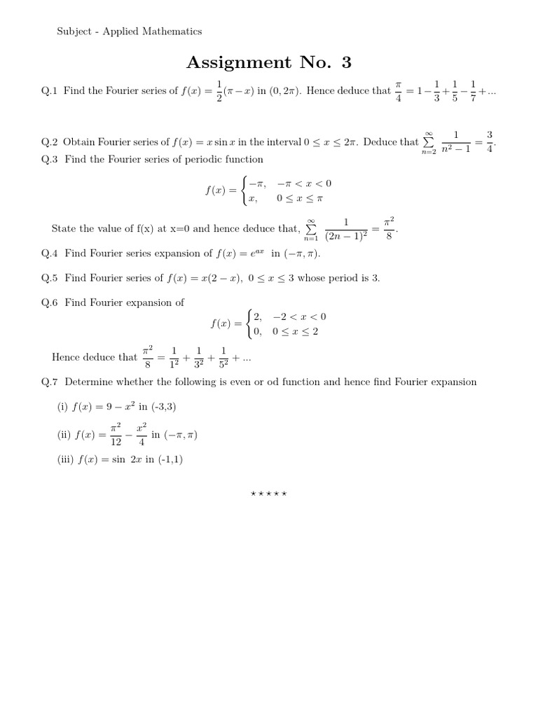 Assignment No.3 | PDF
