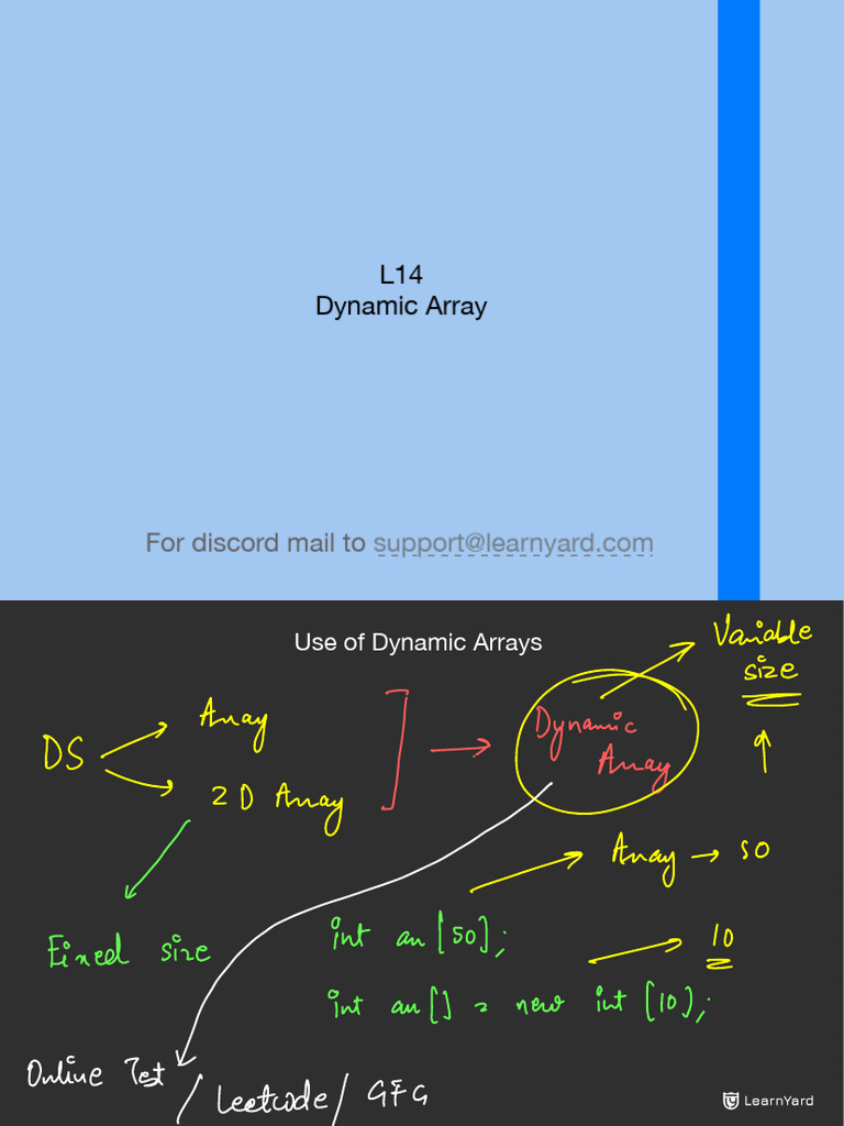 Dynamic Arrays in Java and C++ | PDF
