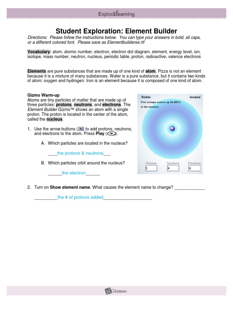 ElementBuilderSE | Atoms | Proton