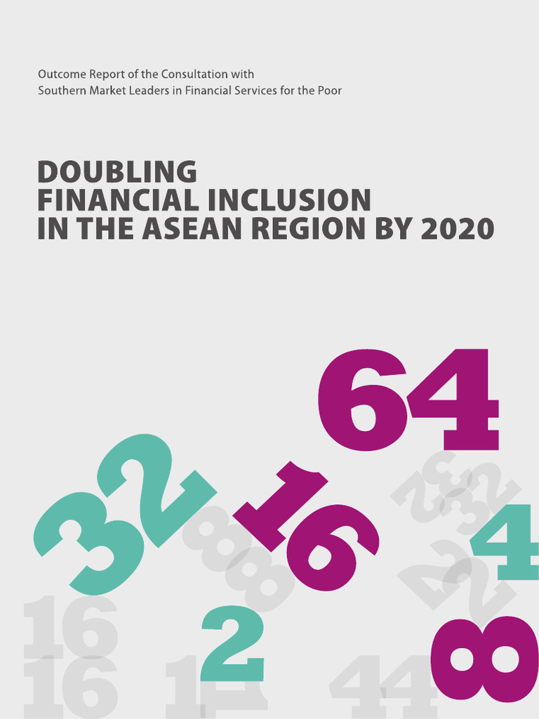 ASEAN Financial Inclusion Strategy 2020 | PDF | Financial Inclusion ...