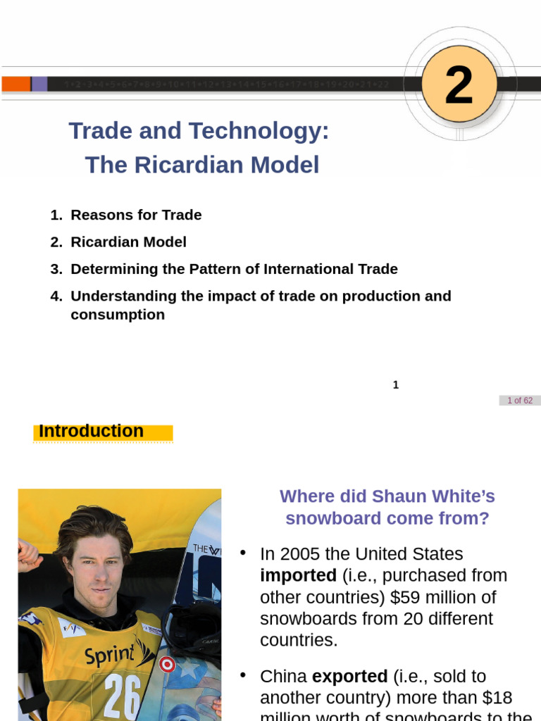 Ricardian Model of Trade Explained | PDF | Comparative Advantage | Utility