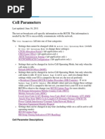 3G RF Basic Parameters Knowledge