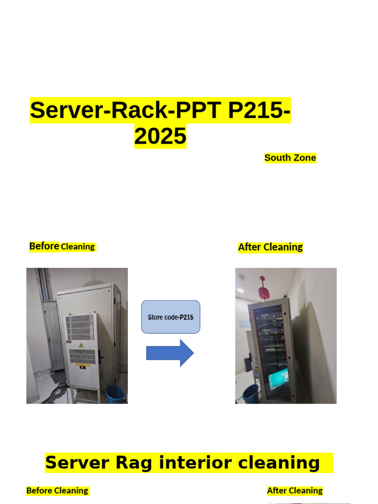 Server Rack & Back Office Cleaning Guide | PDF