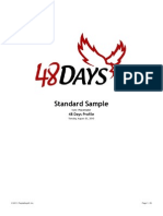 Sample - 48 Days Standard Profile