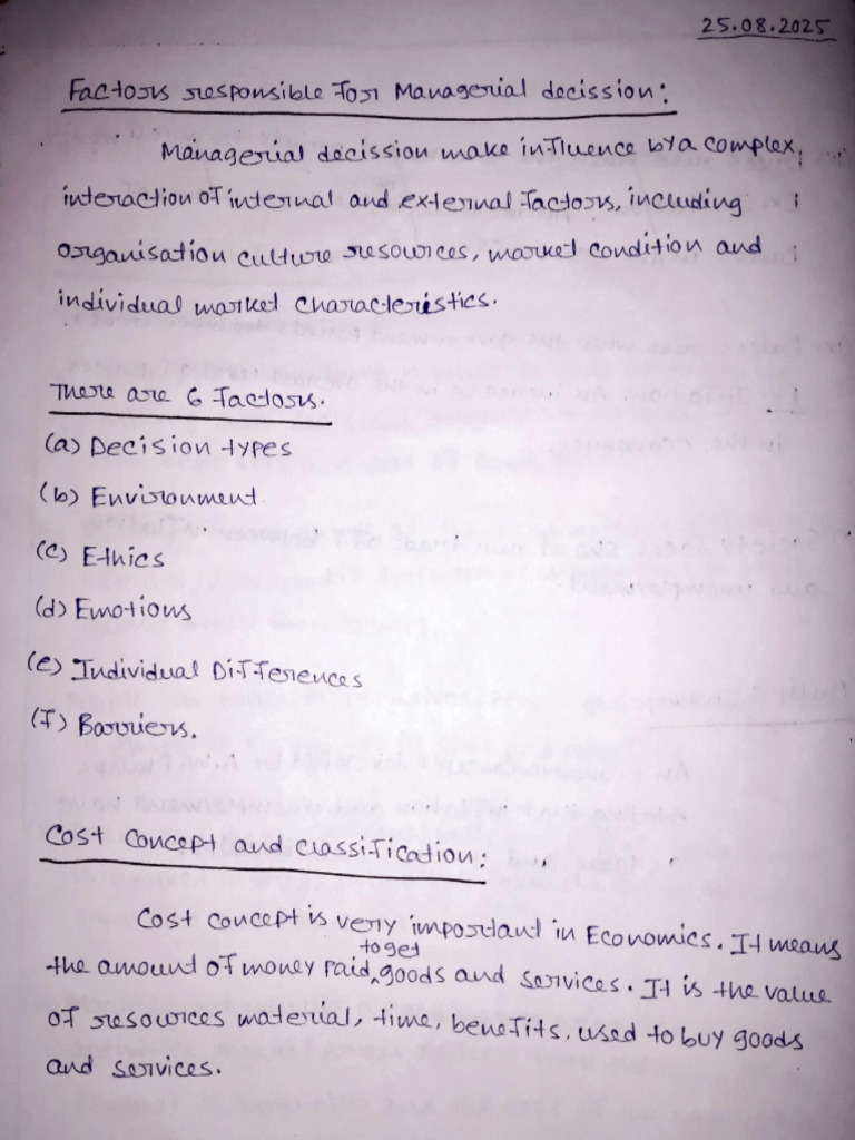 Economics Note 2 | PDF