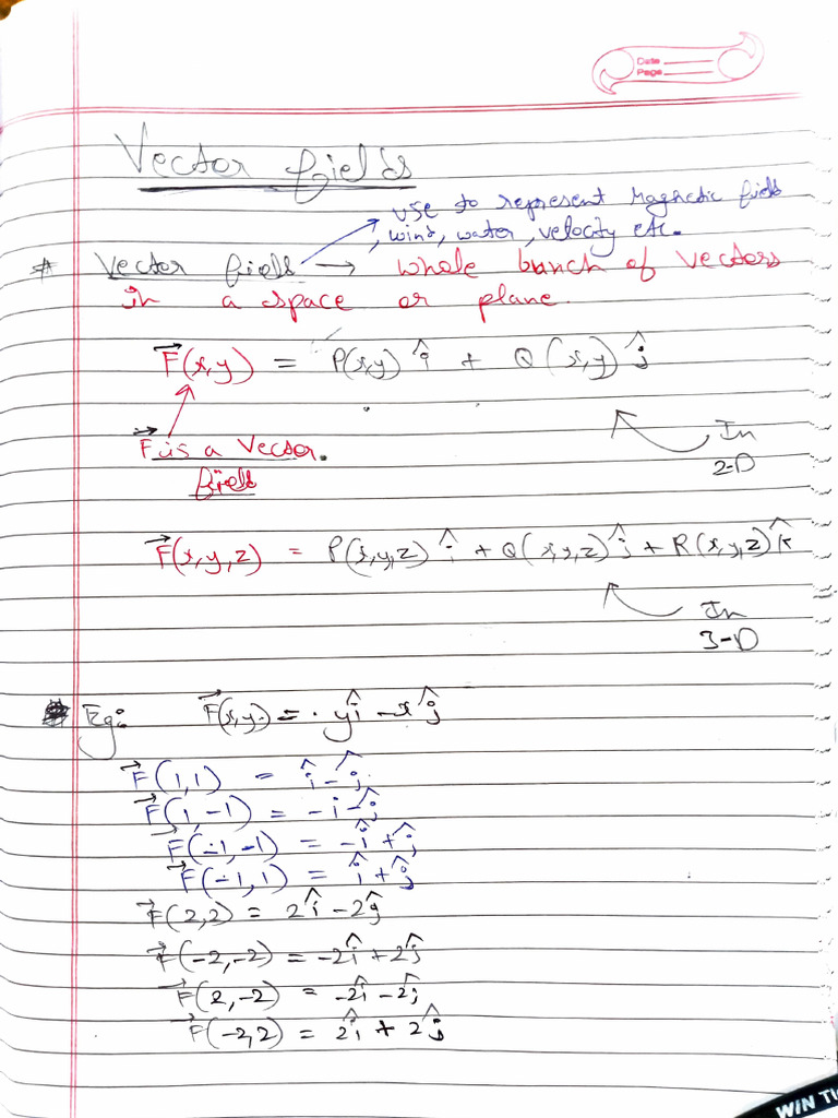 Vector Fields | PDF