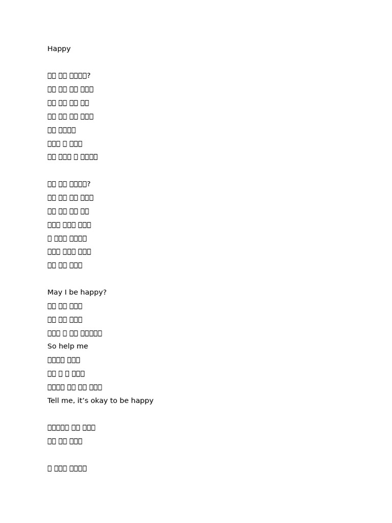 Happy | PDF