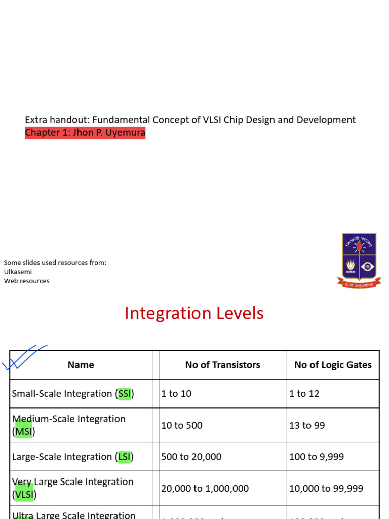 VLSI Design Overview and Flow | PDF | Very Large Scale Integration ...
