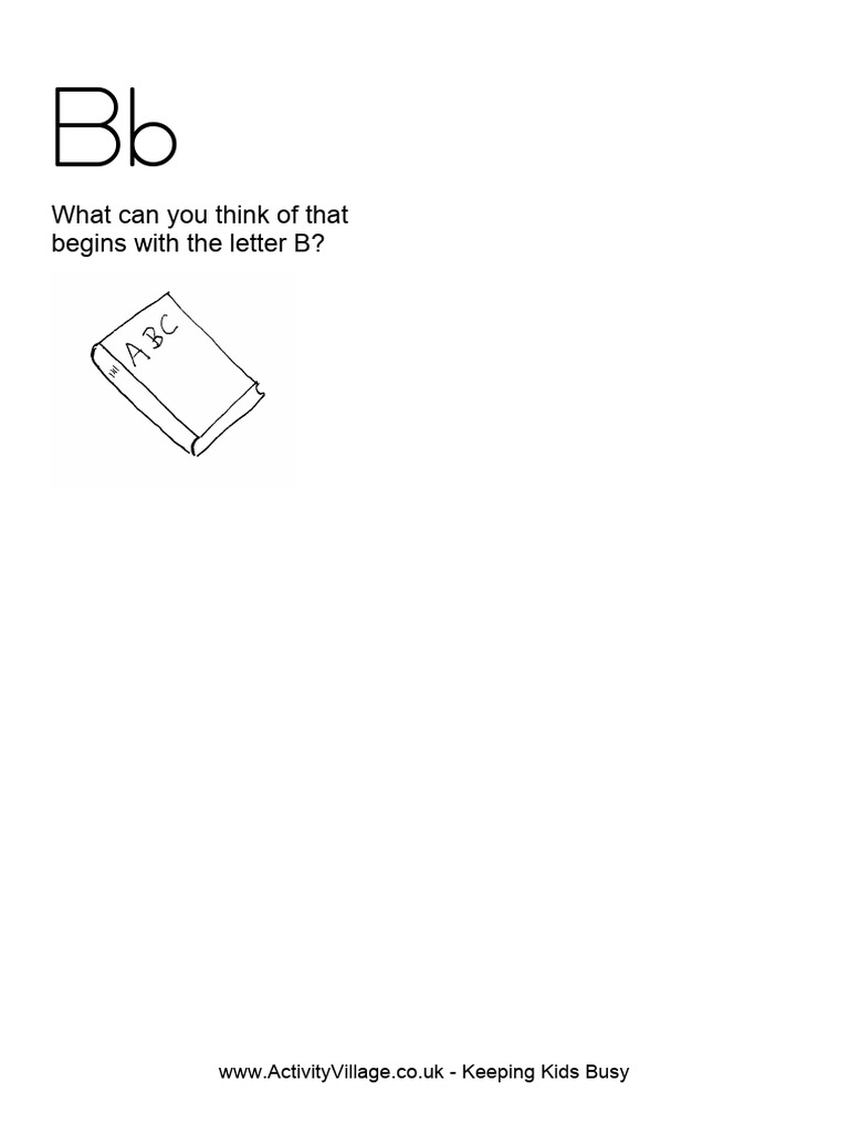 Alphabet Blank B | PDF