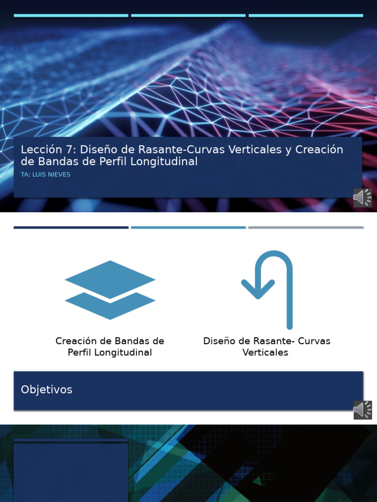 Diseño de Rasante y Bandas Longitudinales | PDF