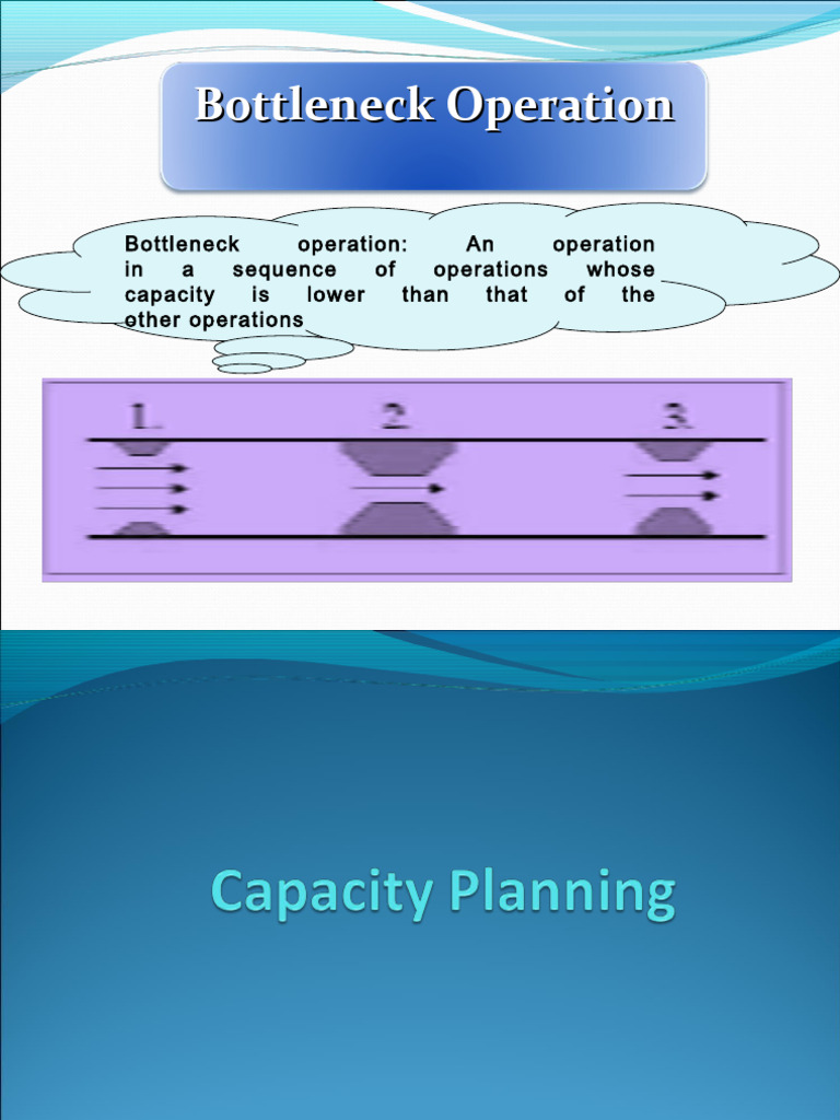 Understanding Bottleneck Operations | PDF | Present Value | Net Present ...