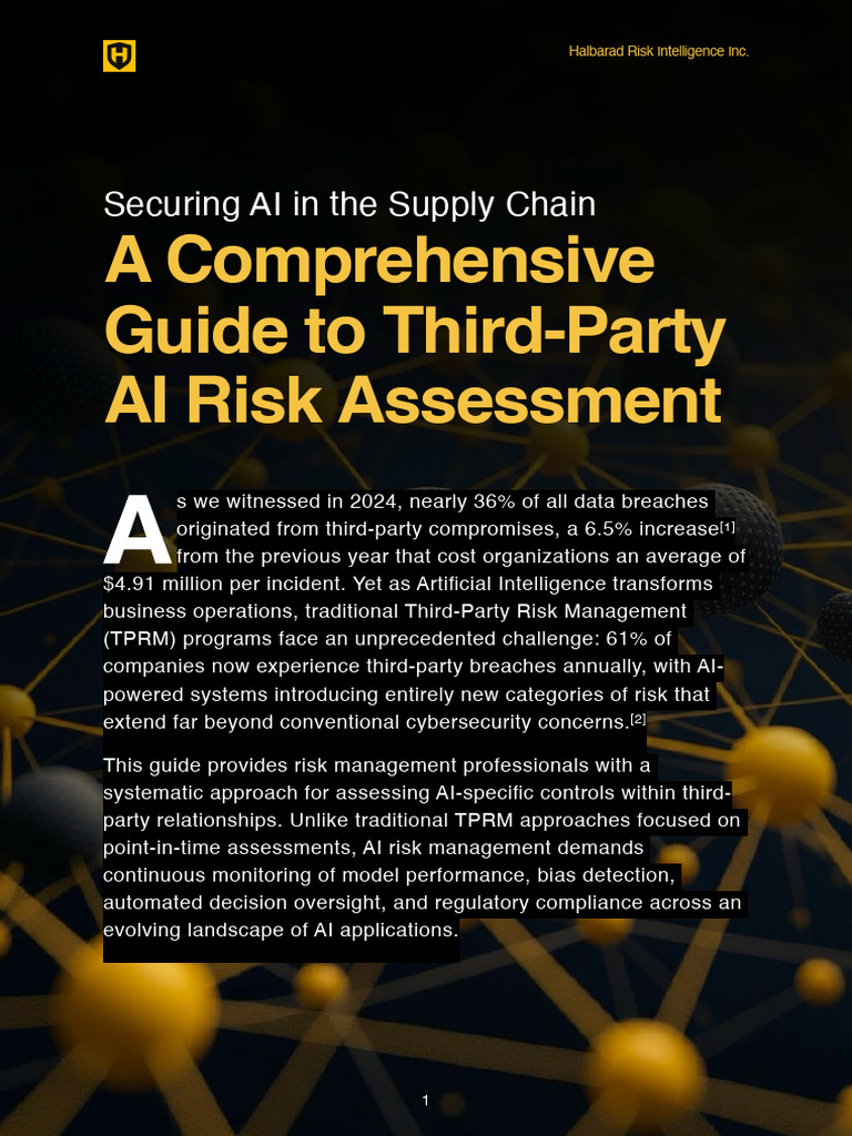 AI Risk Assessment in Supply Chains | PDF | Artificial Intelligence ...