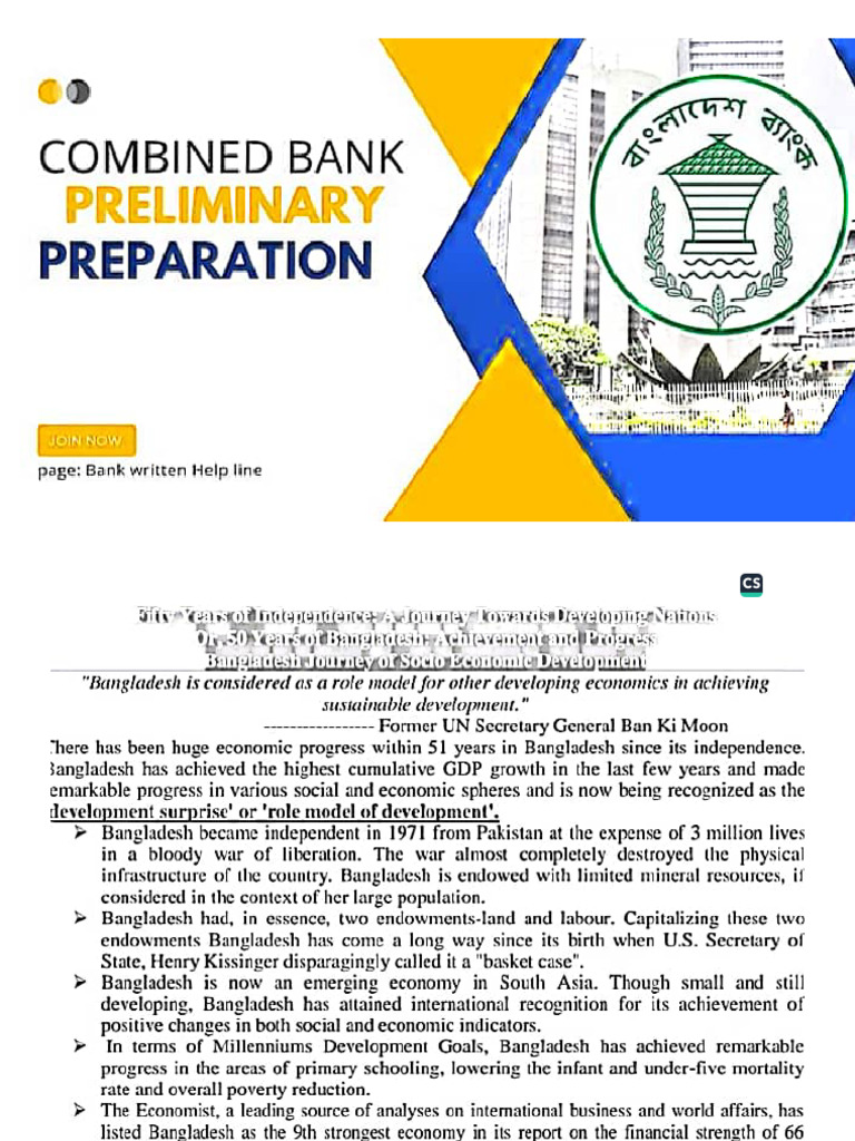 Bangladesh Journey of Socio Economic Development | PDF