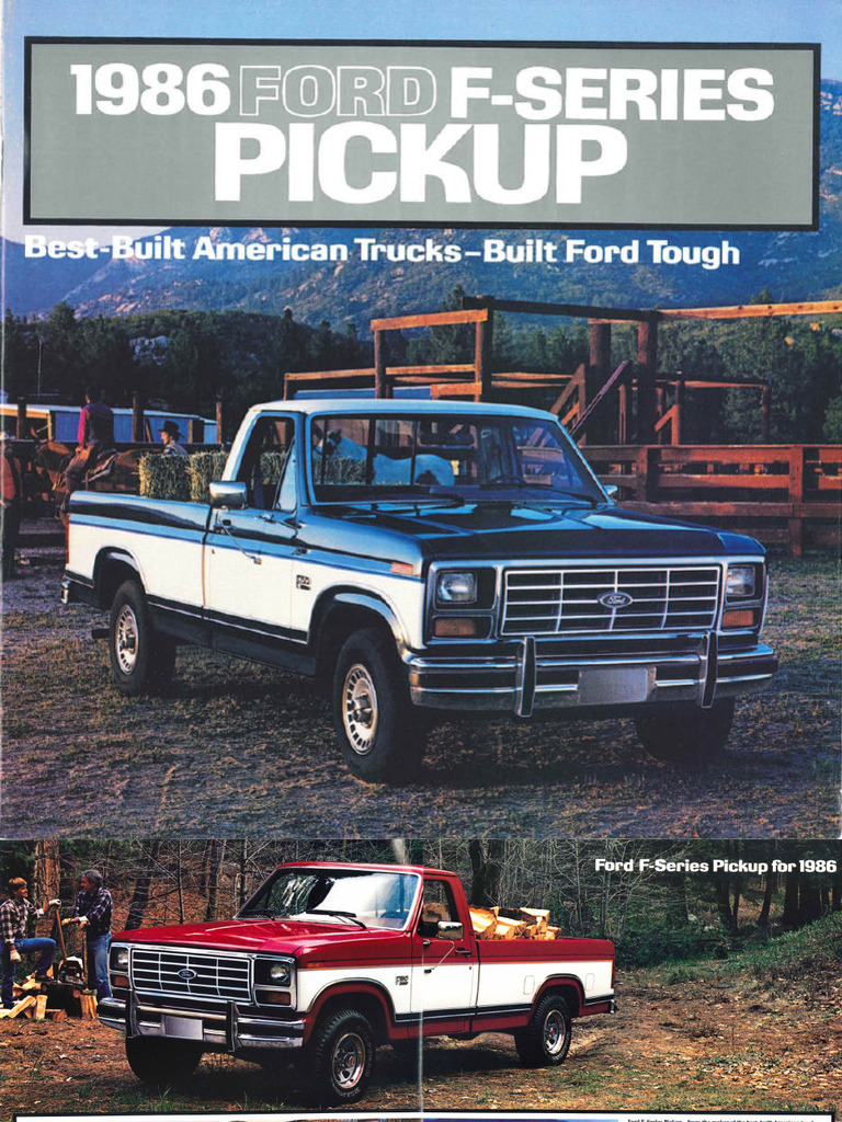 1986 Ford F Series Pickup | PDF