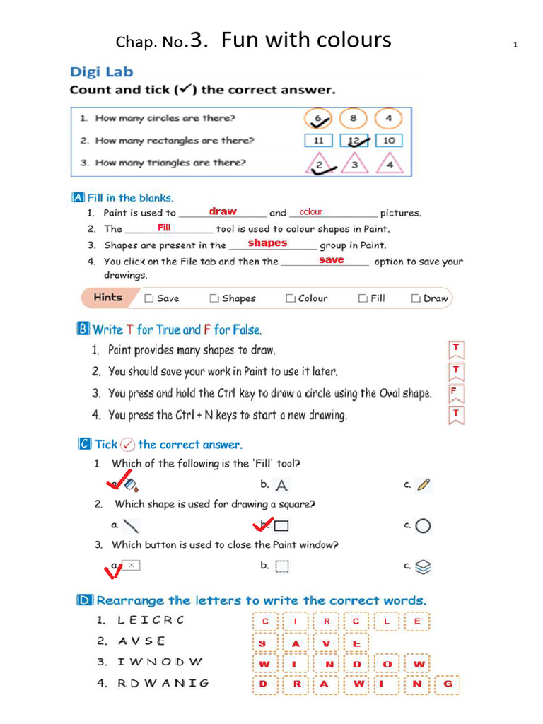 Fun with Colors and Picture ID Activities | PDF