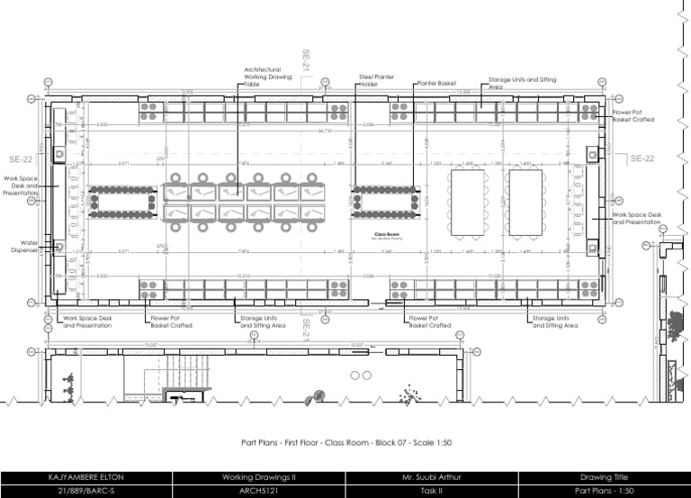 03 WD II Task 2 Multi Functional Structure Part Plans 21 | PDF | Furniture
