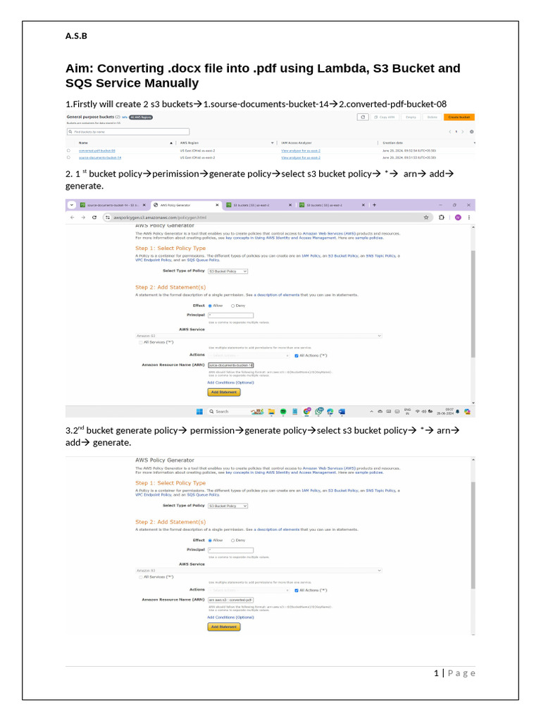 Convert .docx to .pdf with AWS Lambda | PDF | Computing | Computer ...