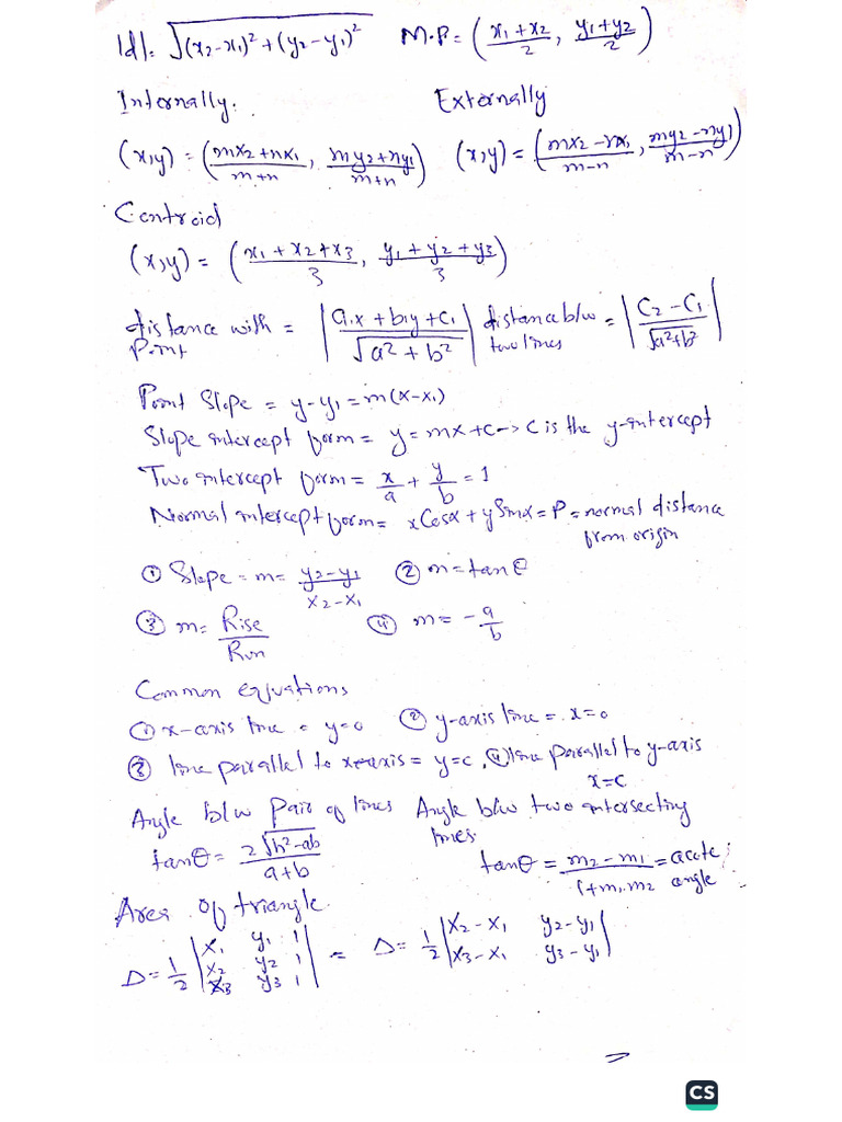 Coordinate Geometry | PDF